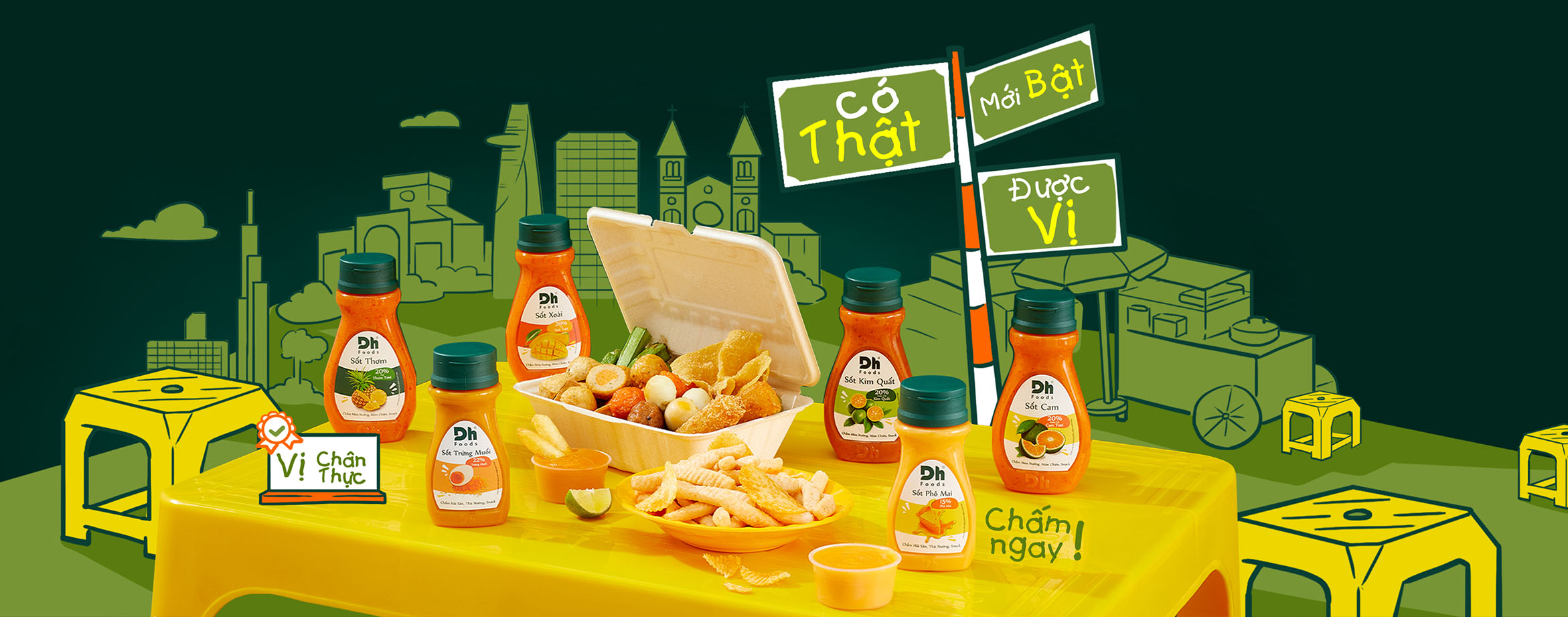 Dh Foods - Đối t&aacute;c cung ứng gia vị sạch cho Hệ thống chuỗi si&ecirc;u thị