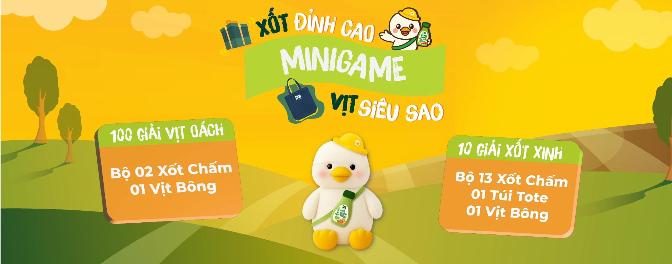Thể lệ Minigame "Xốt đỉnh cao - Vịt si&ecirc;u sao"