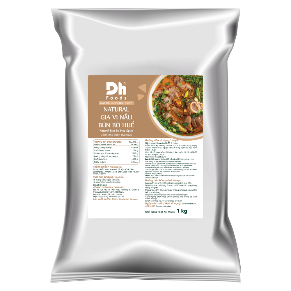 NATURAL Gia Vị Nấu B&uacute;n B&ograve; Huế  - Big Size