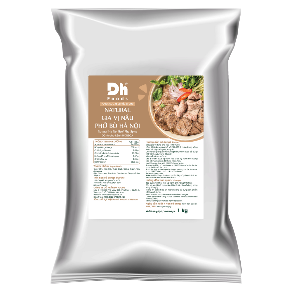 NATURAL Gia Vị Nấu Phở B&ograve; H&agrave; Nội  - Big Size