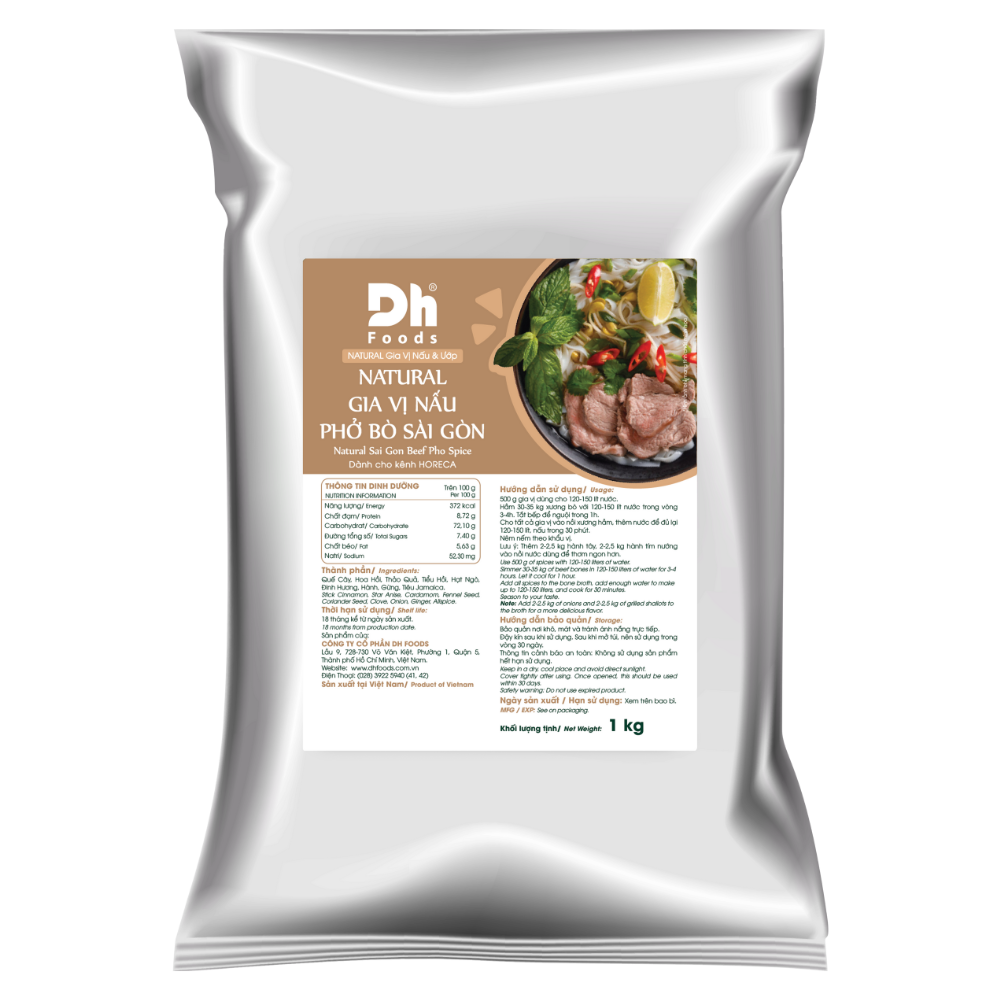 NATURAL Gia Vị Nấu Phở B&ograve; S&agrave;i G&ograve;n  - Big Size